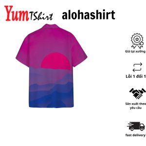3D Bis Pride Sunrise Custom Hawaiian Shirt