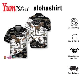 3d Dinosaur World Hawaiian Custom Short Sleeve Shirts Hawaiian Shirt