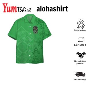 3D HP Slytherin Summer Vibe Custom Hawaiian Shirt