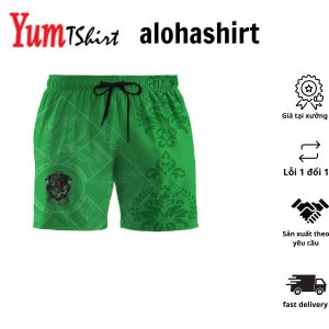3D HP Slytherin Summer Vibe Custom Hawaiian Shirt