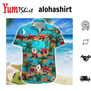 3D Cocktail Hawaiian Shirt Men’s Hawaiian Aloha Beach Shirt