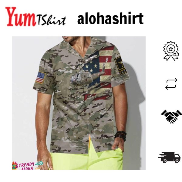 American Bully Camo Personalized Hawaiian Shirt