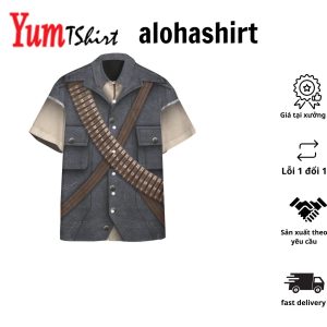 3D Hussard De La Mort Custom Short Sleeve Shirt Hawaiian Shirt For Men Women