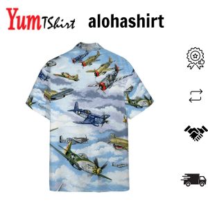 3D Planes Warbirds Ww2 Fighters Planes Custom Hawaii Shirt Hawaiian Shirts For Men Short Sleeve Aloha Beach Shirt