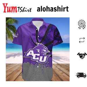 Abilene Christian Wildcats Hawaii Shirt Camouflage Vintage – NCAA