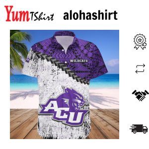 Abilene Christian Wildcats Hawaii Shirt Grunge Polynesian Tattoo – NCAA