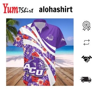 Abilene Christian Wildcats Hawaii Shirt Hibiscus Sport Style – NCAA