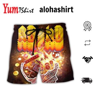 Adhd Awareness In Life Aloha Hawaiian Beach Shorts