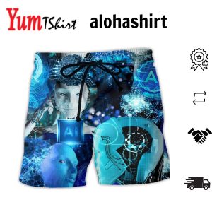 Ai Life Lover Style Aloha Hawaiian Beach Shorts