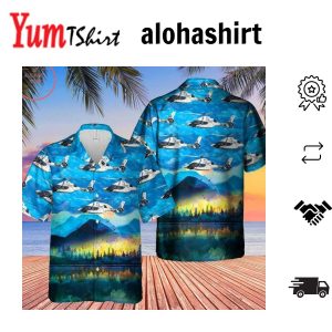 Airbus Helicopters Fighter Bomber Airplanes Hawaiian Shirt