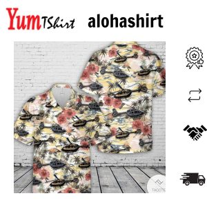 Airbus Helicopters Inspired Relaxing Hawaiian Shirt