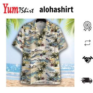 Aircraft Adventure Aloha Shirt for Hawaiian Flights