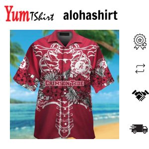 Alabama Crimson Tide Hawaiian Shirt Short Sleeve