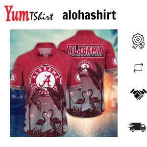 Alabama Crimson Tide NCAA Hawaiian Shirt Barbecuestime Aloha Shirt