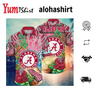 Alabama Crimson Tide NCAA Hawaiian Shirt Barbecuestime Aloha Shirt