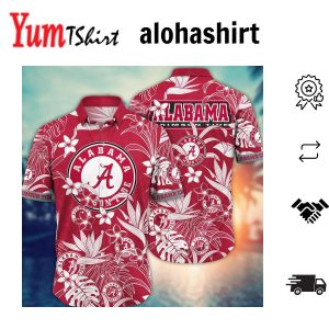 Alabama Crimson Tide NCAA Hawaiian Shirt Break Aloha Shirt