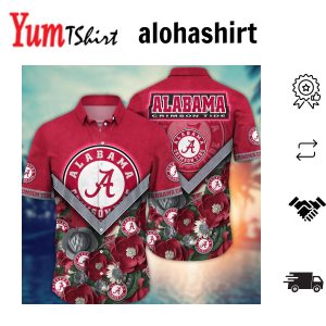 Alabama Crimson Tide NCAA Hawaiian Shirt Custom Beach Days Aloha Shirt