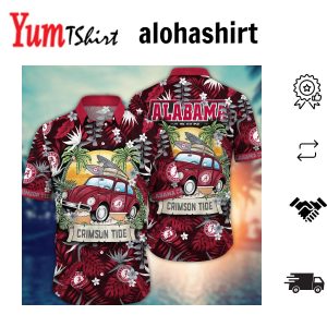 Alabama Crimson Tide NCAA Hawaiian Shirt Flip Flops Aloha Shirt