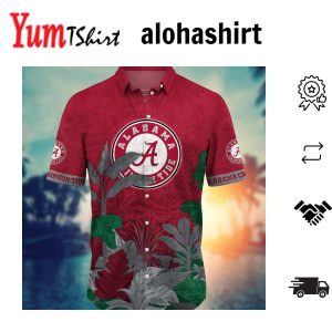 Alabama Crimson Tide NCAA Hawaiian Shirt Flip Flops Aloha Shirt