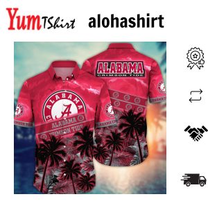 Alabama Crimson Tide NCAA Hawaiian Shirt Heat Aloha Shirt