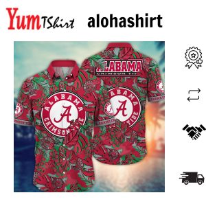 Alabama Crimson Tide NCAA Hawaiian Shirt July Aloha Shirt