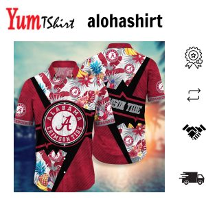 Alabama Crimson Tide NCAA Hawaiian Shirt Summer Fruits Aloha Shirt
