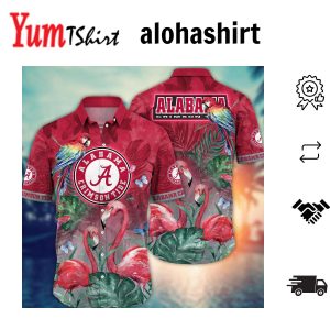 Alabama Crimson Tide NCAA Hawaiian Shirt Tropical Aloha Shirt