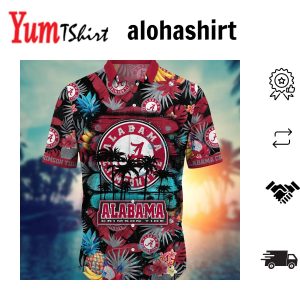 Alabama Crimson Tide NCAA Hawaiian Shirt Tropicaltime Aloha Shirt