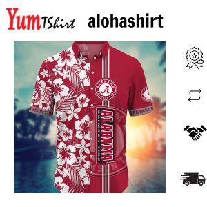 Alabama Crimson Tide NCAA Hawaiian Shirt Warm Daystime Aloha Shirt