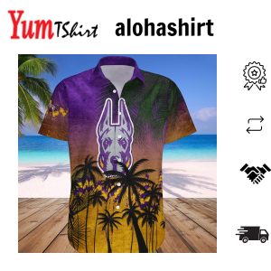 Albany Great Danes Hawaii Shirt Coconut Tree Tropical Grunge – NCAA