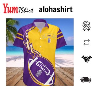 Albany Great Danes Hawaii Shirt Flame Ball – NCAA