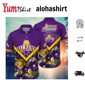 Albany Great Danes NCAA Hawaiian Shirt Custom Balmy Aloha Shirt