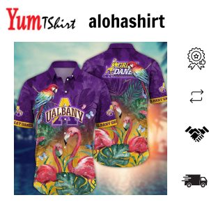 Albany Great Danes NCAA Hawaiian Shirt Evening Strolls Aloha Shirt