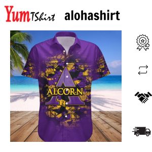 Alcorn State Braves Hawaii Shirt Camouflage Vintage – NCAA
