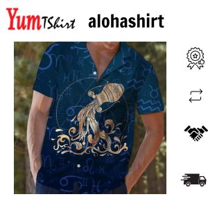 Amazing Blue Horse Hawaiian Shirt