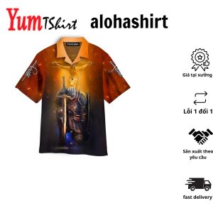 A Child Of God A Man Of Faith A Warrrior Of Christ Jesus Printed 3D Hawaiian Shirt For Men And Women
