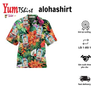 Amazing Truck Driver And Moon Short Hawaiian Shirt Button Up Aloha Shirt For Men Women