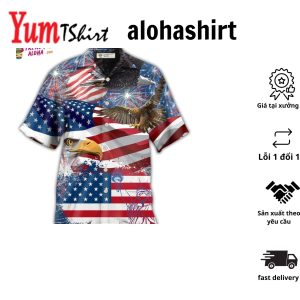 America 4Th Of July America Eagle Freedom Hawaiian Shirt