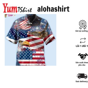 America 4Th Of July America Eagle Freedom Hawaiian Shirt
