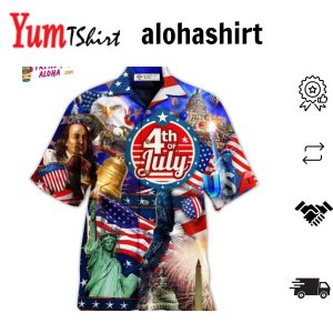 America Love July Style Hawaiian Shirt