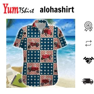 American Map 4Th Of July Hawaiian Shirt Short Sleeve Hawaiian Shirt For Men