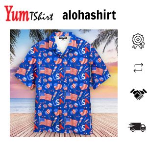 Baja Bug 4Th Of July Hawaiian Shirt Short Sleeve Hawaiian Shirt For Men