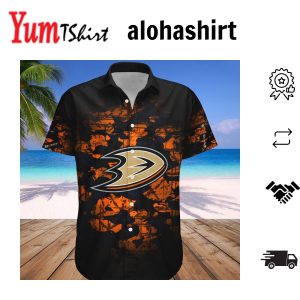 Anaheim Ducks Hawaii Shirt Camouflage Vintage – NHL