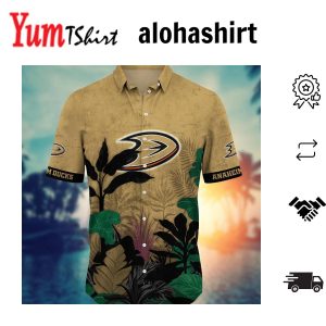 Anaheim Ducks NHL Hawaiian Shirt Beach Season Aloha Shirt