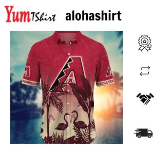 Arizona Diamondbacks MLB Hawaiian Shirt Beach Daystime Aloha Shirt