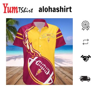 Arizona State Sun Devils Hawaii Shirt Flame Ball – NCAA