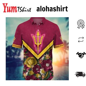 Arizona State Sun Devils NCAA Hawaiian Shirt Custom Ceiling Fans Aloha Shirt