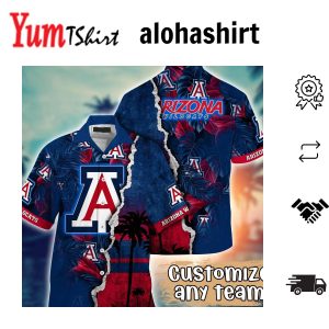 Arizona Wildcats NCAA Hawaiian Shirt Custom Starry Nights Aloha Shirt