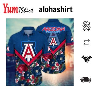 Arizona Wildcats NCAA Hawaiian Shirt Custom Warm Season Aloha Shirt