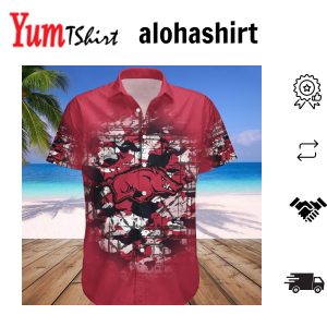 Arkansas Razorbacks Hawaii Shirt Camouflage Vintage – NCAA